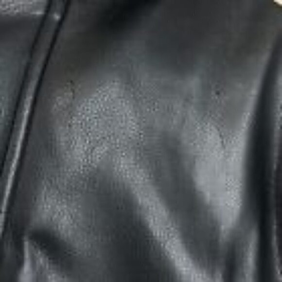 Vtg USA Jacket Mens Small Black Flag Big Letter Spellout *Read - Picture 9 of 16